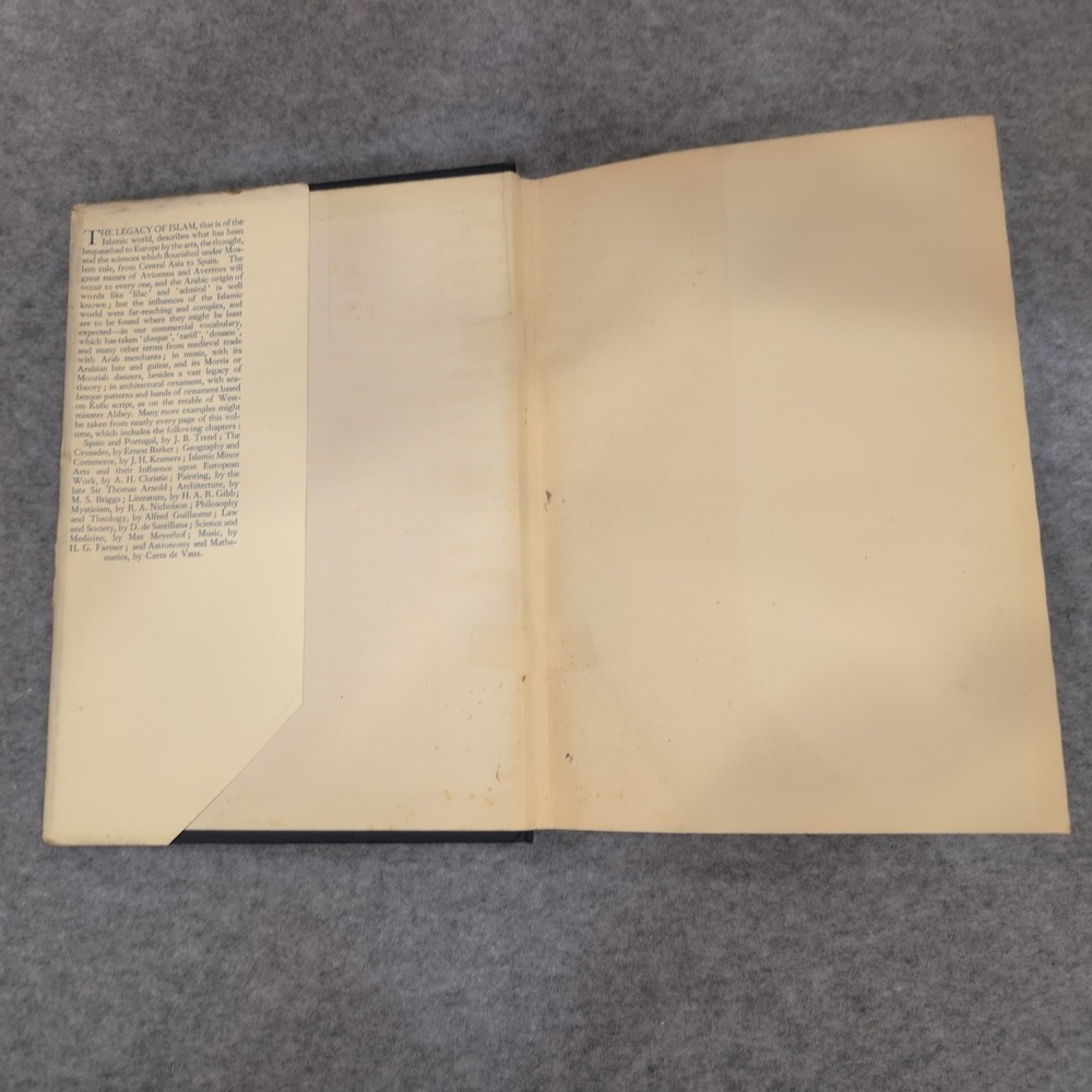 The Legacy‎ of Islam Edited by Sir Thomas Arnold and Alfred Guillaume HC 1931 - Picture 4 of 16